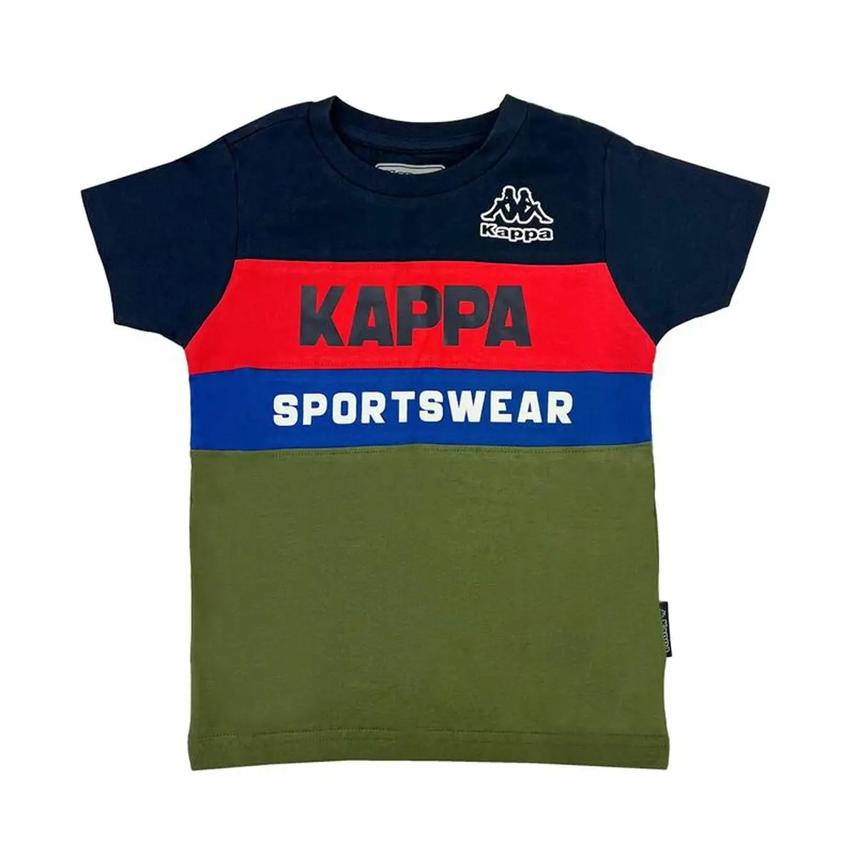 Maglia a Maniche Corte per Bambini Kappa 8036M00058 Blu scuro