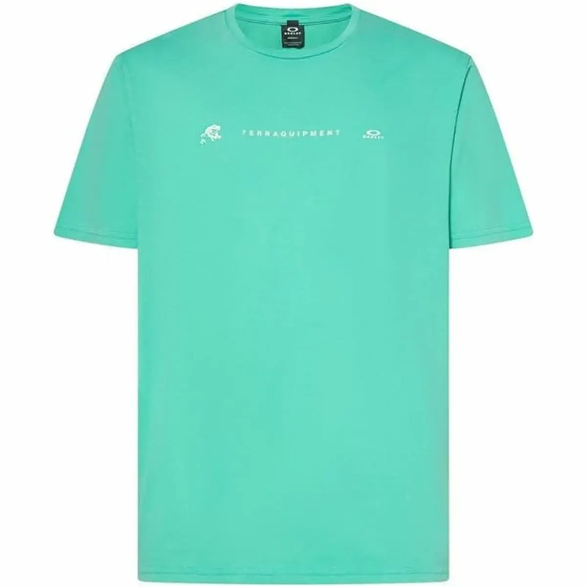 Maglia Sportiva a Maniche Corte Oakley Mtl Terra Acquamarina