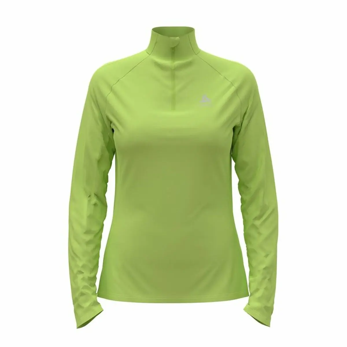 Felpa senza Cappuccio Donna Odlo Mid Layer Essential 1/2 Verde