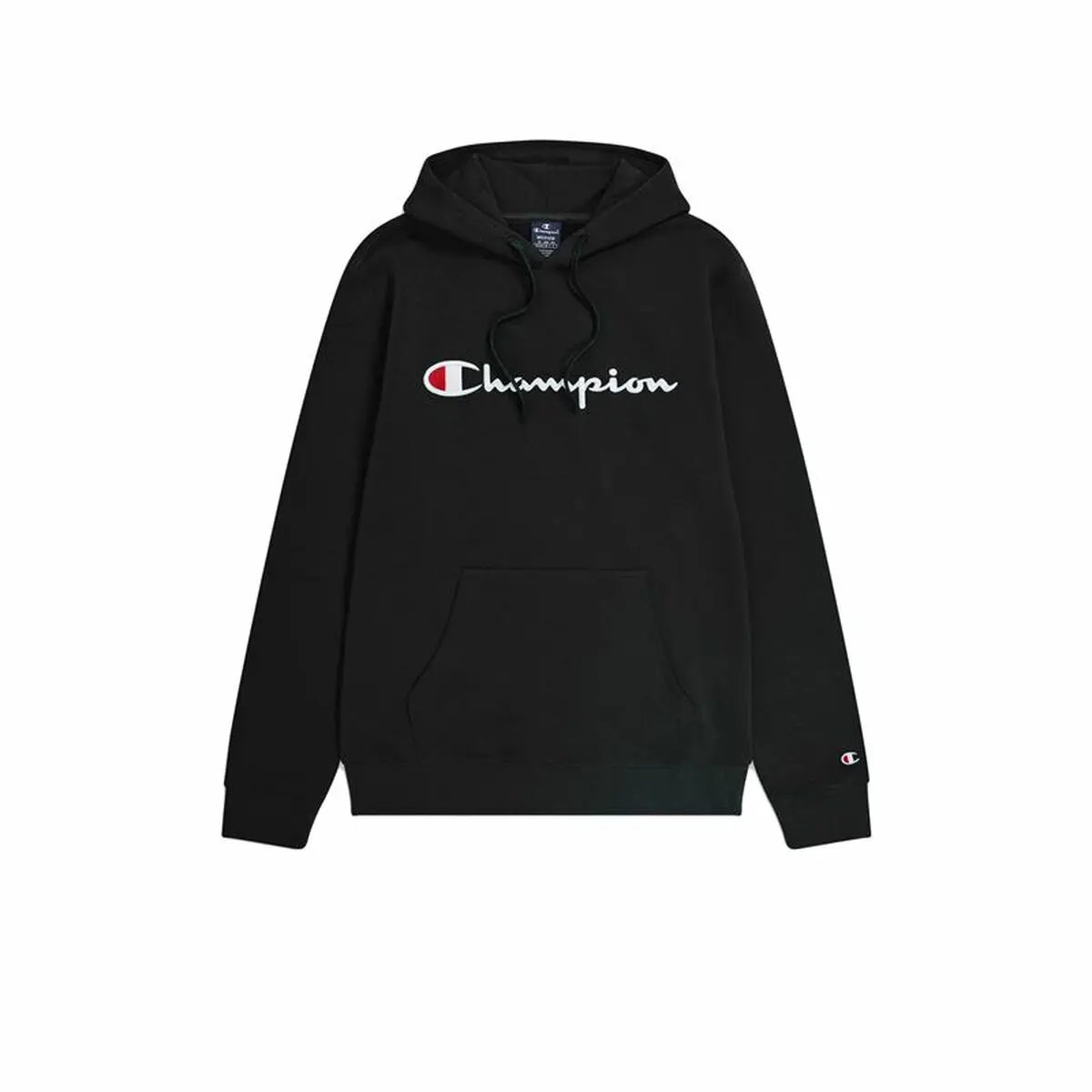 Felpa con Cappuccio Uomo Champion Hooded Nero