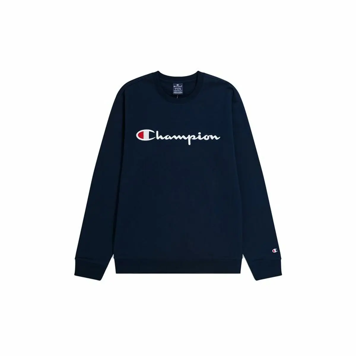 Felpa senza Cappuccio Uomo Champion Crewneck Azzurro