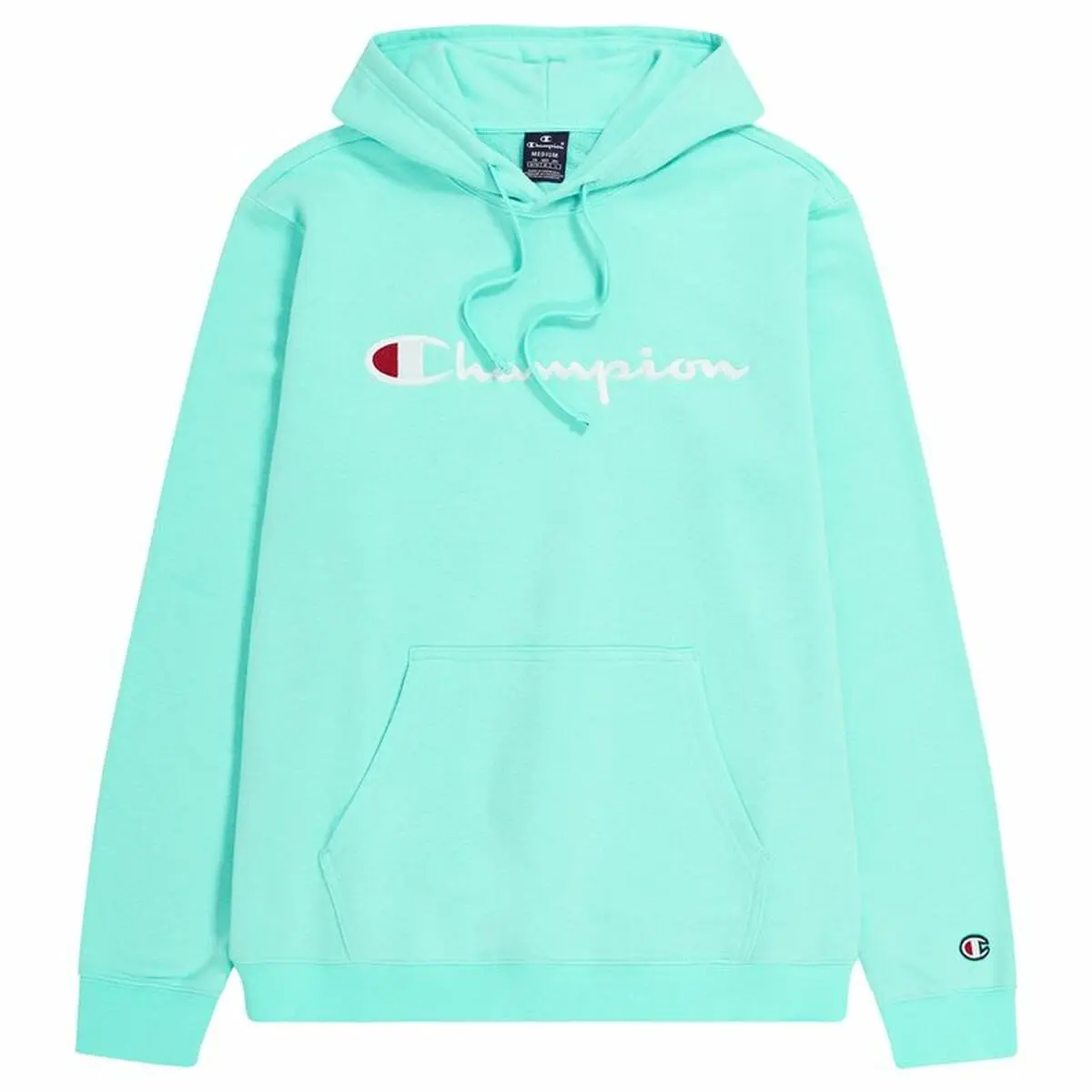 Felpa con Cappuccio Uomo Champion Hooded Acqua