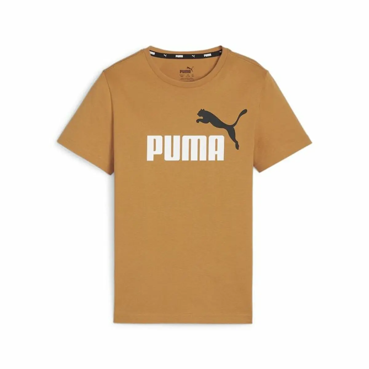 Maglia a Maniche Corte per Bambini Puma Essentials+ Dorato