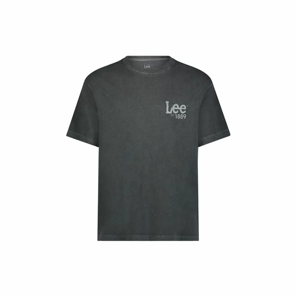 Maglia a Maniche Corte Uomo Lee Loose Logo Nero