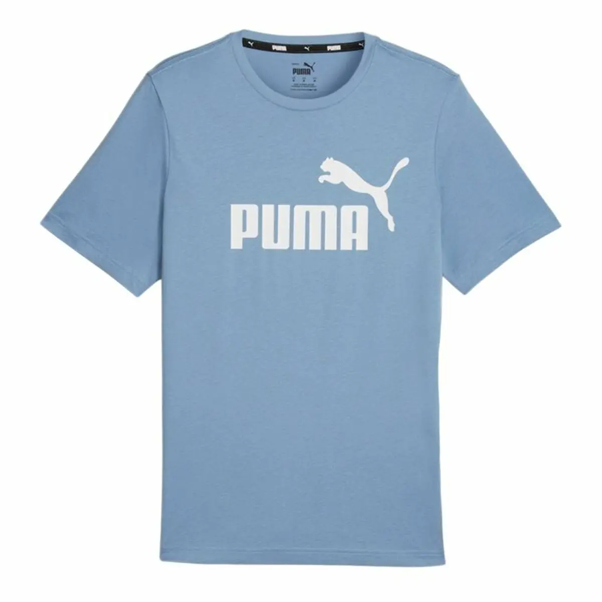 Maglia a Maniche Corte Uomo Puma Essentials Zen Indaco