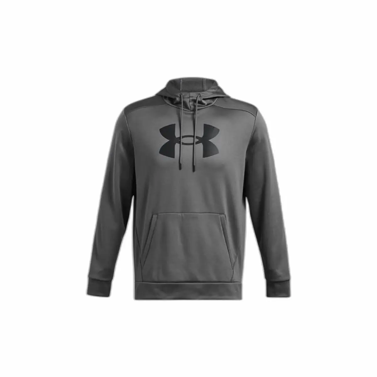 Felpa con Cappuccio Uomo Under Armour Big Logo Grigio