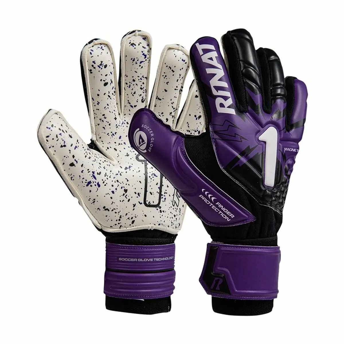 Guanti da Portiere Rinat Magnetik Spine Turf Viola Adulti