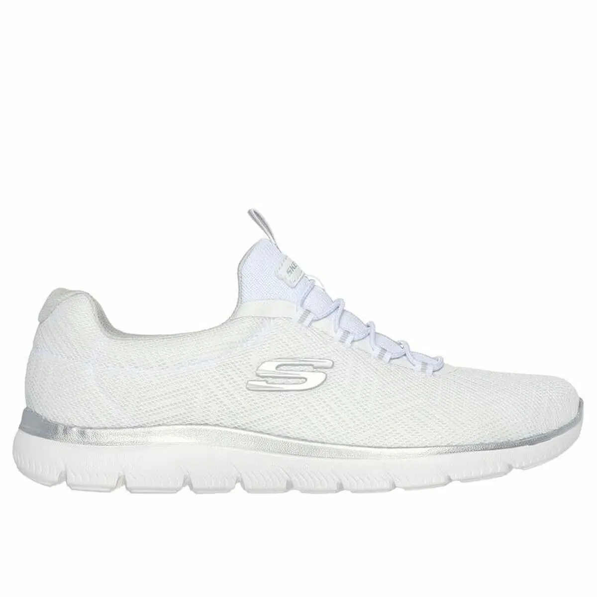 Scarpe da Running per Adulti Skechers Summits-Artistry Chi Bianco