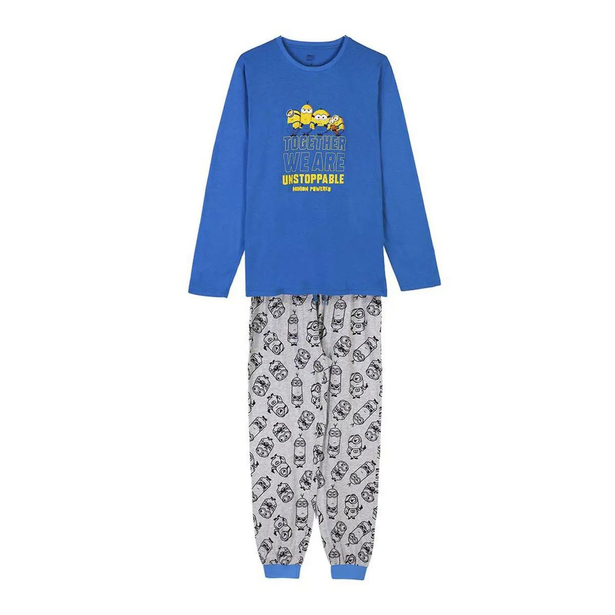 Pigiama Minions Uomo Azzurro (Adulti)