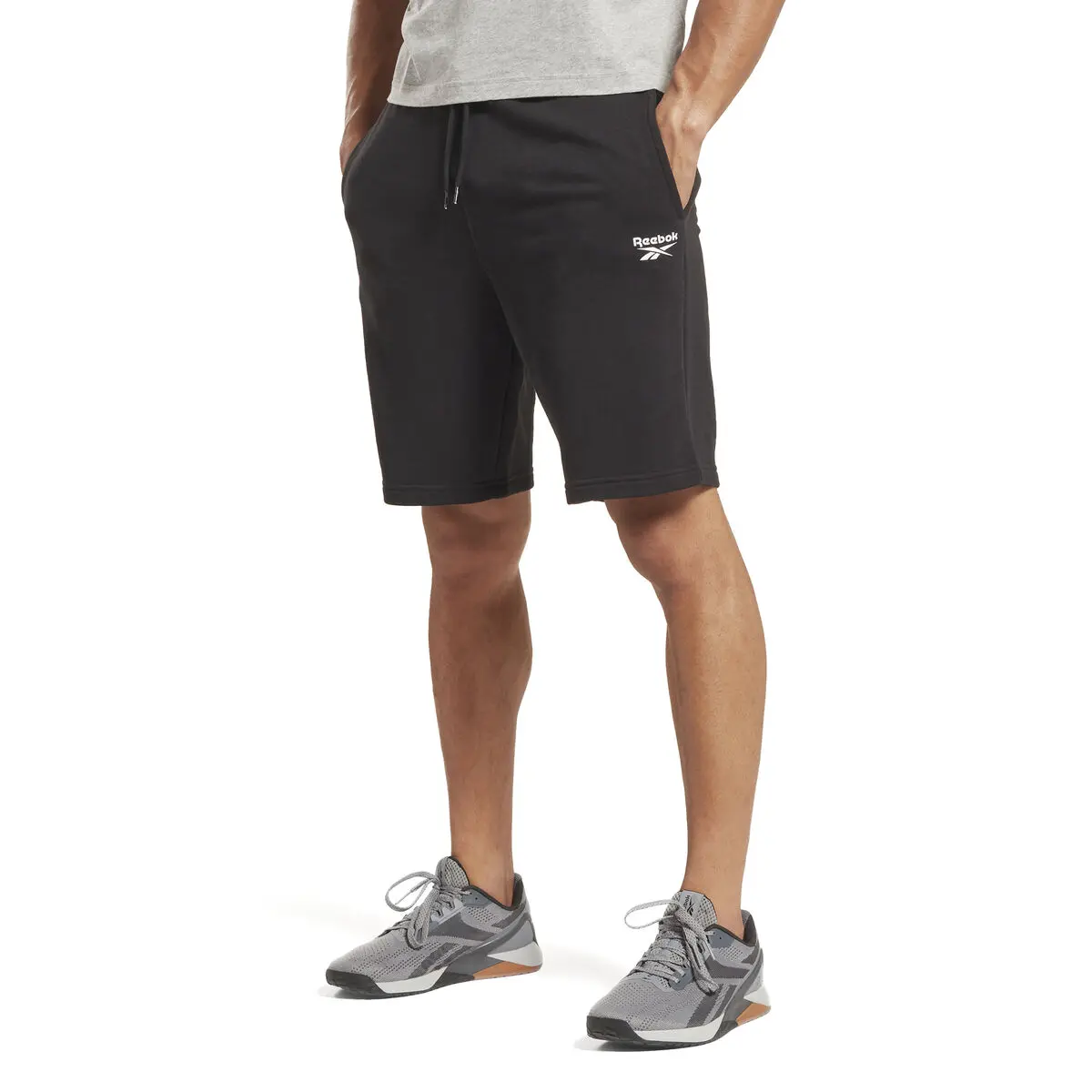 Pantaloni Corti Sportivi da Uomo  RI FT LEFT Reebok HS7377 Nero