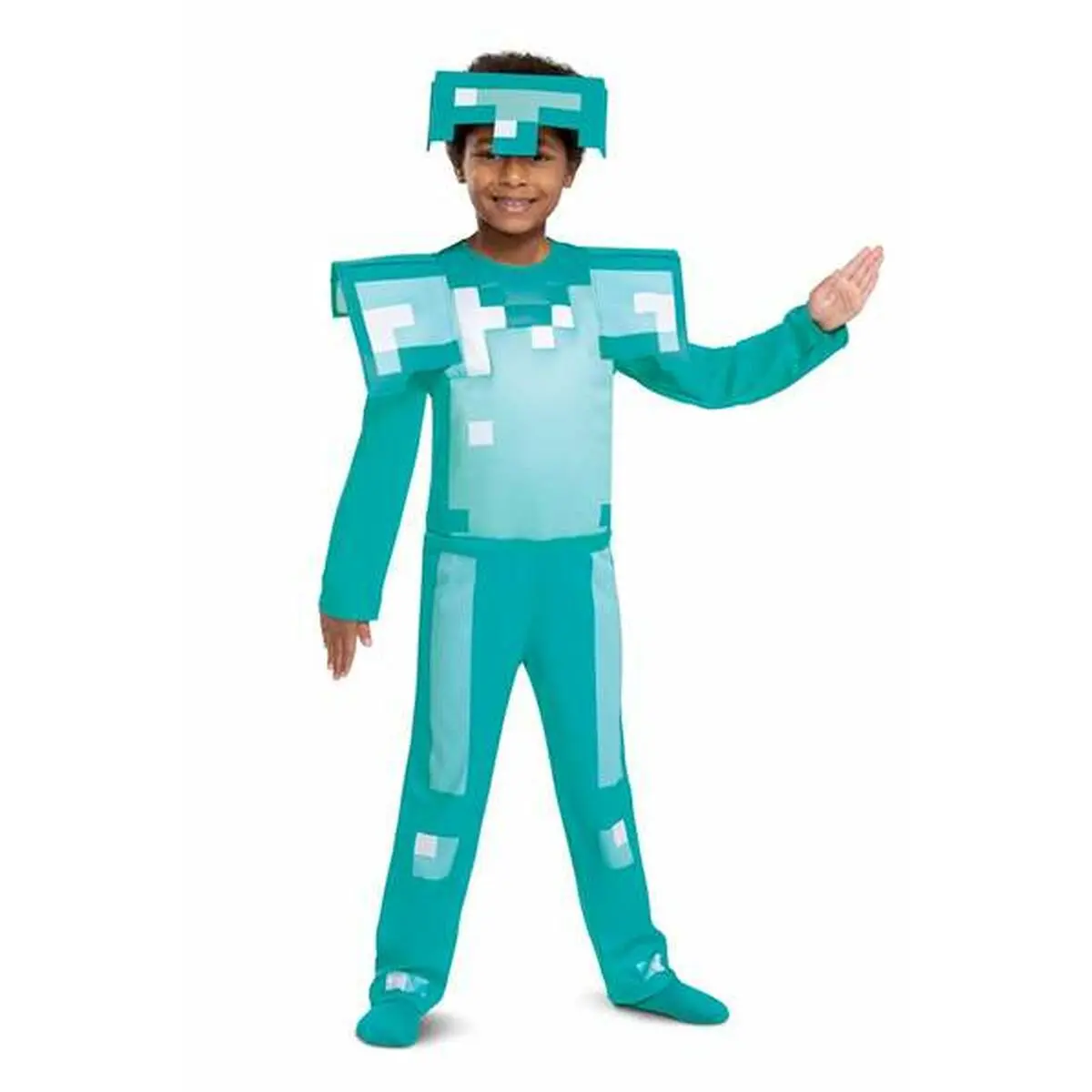 Costume per Bambini Minecraft Armor Diamond 2 Pezzi