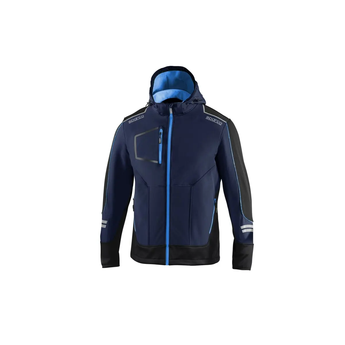 Giacca Sportiva da Uomo Sparco Tech TW Azzurro Blu scuro