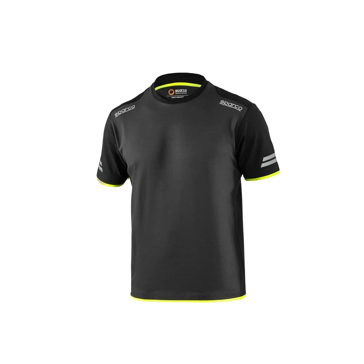 Maglia a Maniche Corte Uomo Sparco TW Giallo Grigio S