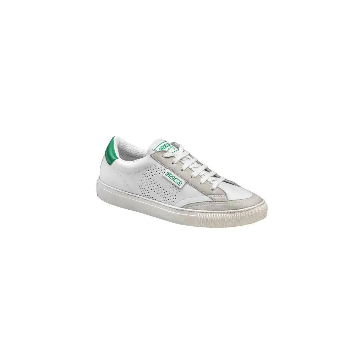 Scarpe da Tennis Casual Uomo Sparco S-TIME Bianco Verde