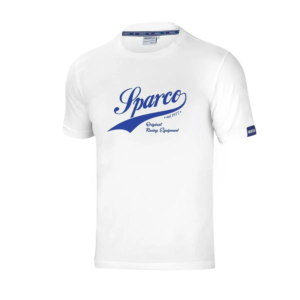 Maglia a Maniche Corte Uomo Sparco VINTAGE Bianco M