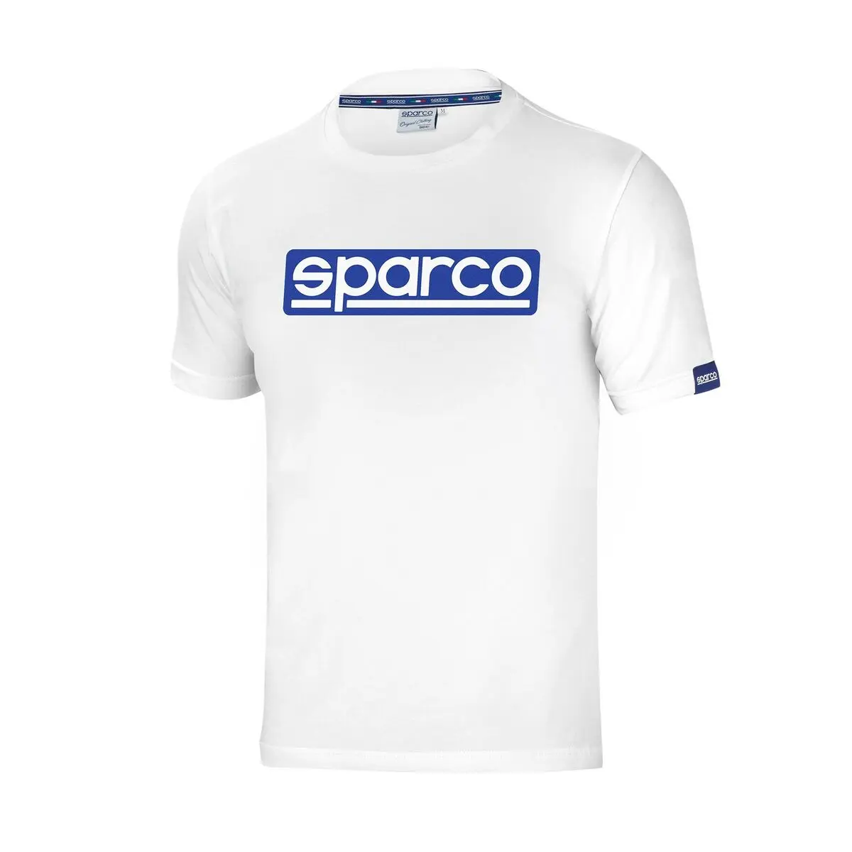 Maglia a Maniche Corte Uomo Sparco ORIGINAL Bianco S