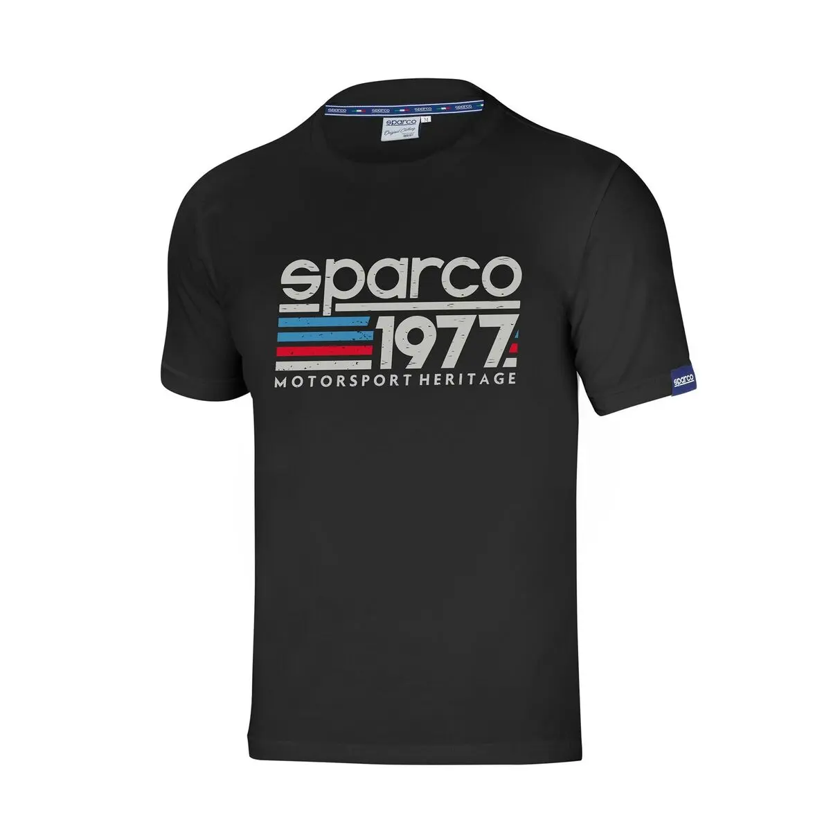 Maglia a Maniche Corte Uomo Sparco 1977 Nero M