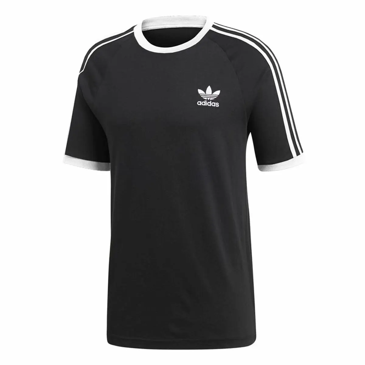 Maglia a Maniche Corte Uomo Adidas 3 stripes Nero