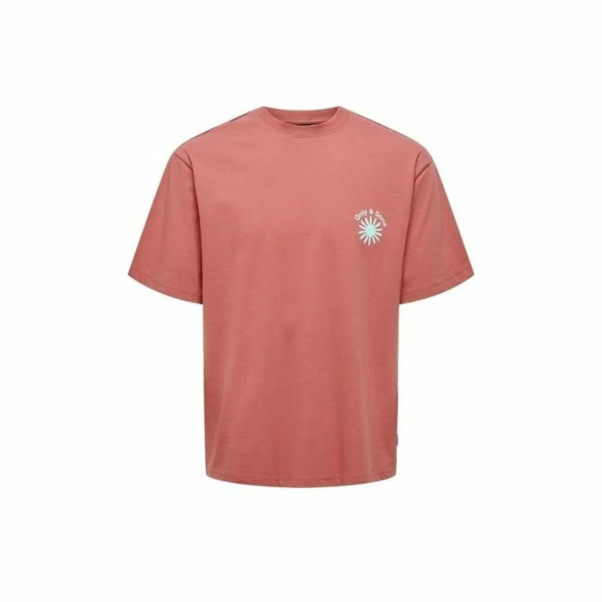 Maglia a Maniche Corte Uomo Only & Sons Onskasen Rlx Salmone