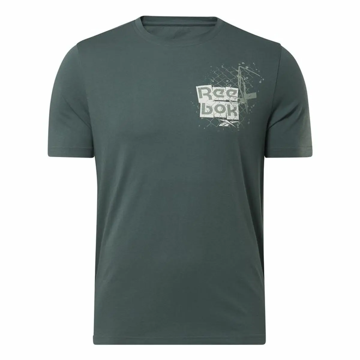 Maglia a Maniche Corte Uomo Reebok Graphic Series Verde