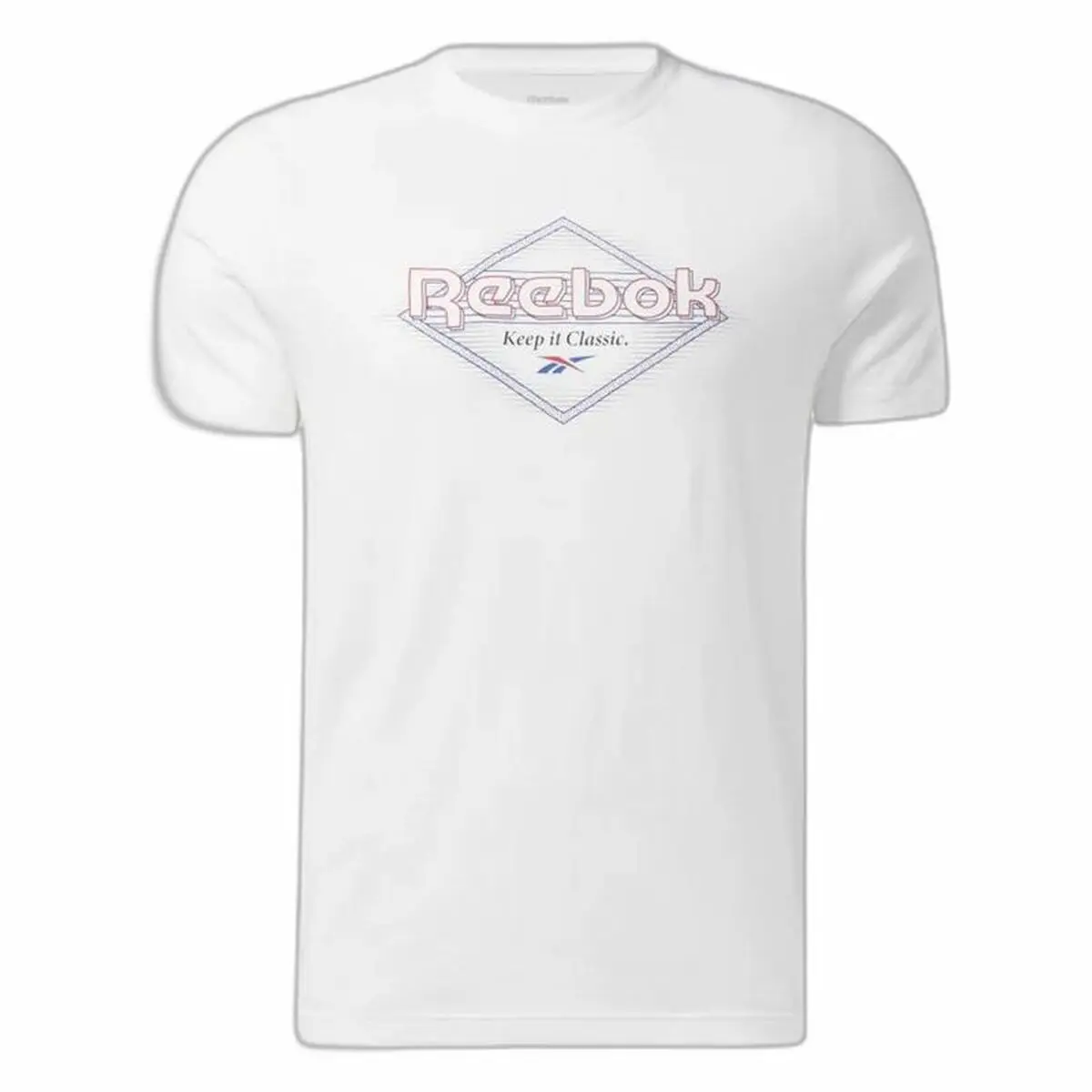 Maglia a Maniche Corte Uomo Reebok Graphic Series Bianco