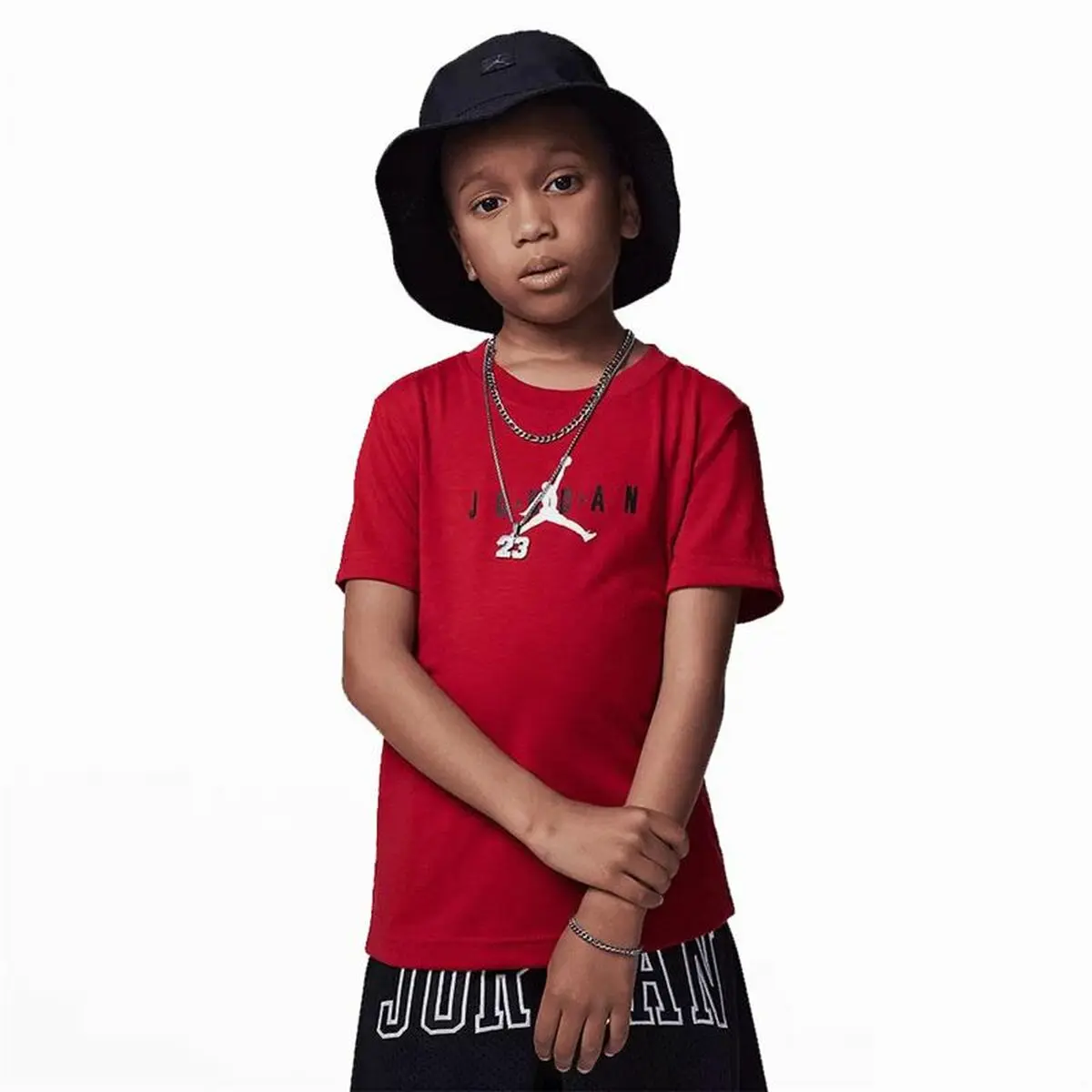 Maglia a Maniche Corte per Bambini Jordan Jumpman Graphic Rosso