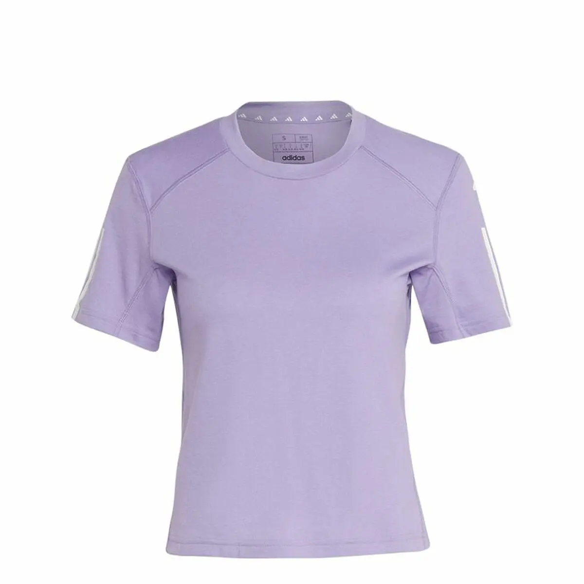 Maglia a Maniche Corte Donna Adidas Essentials Prugna Lilla