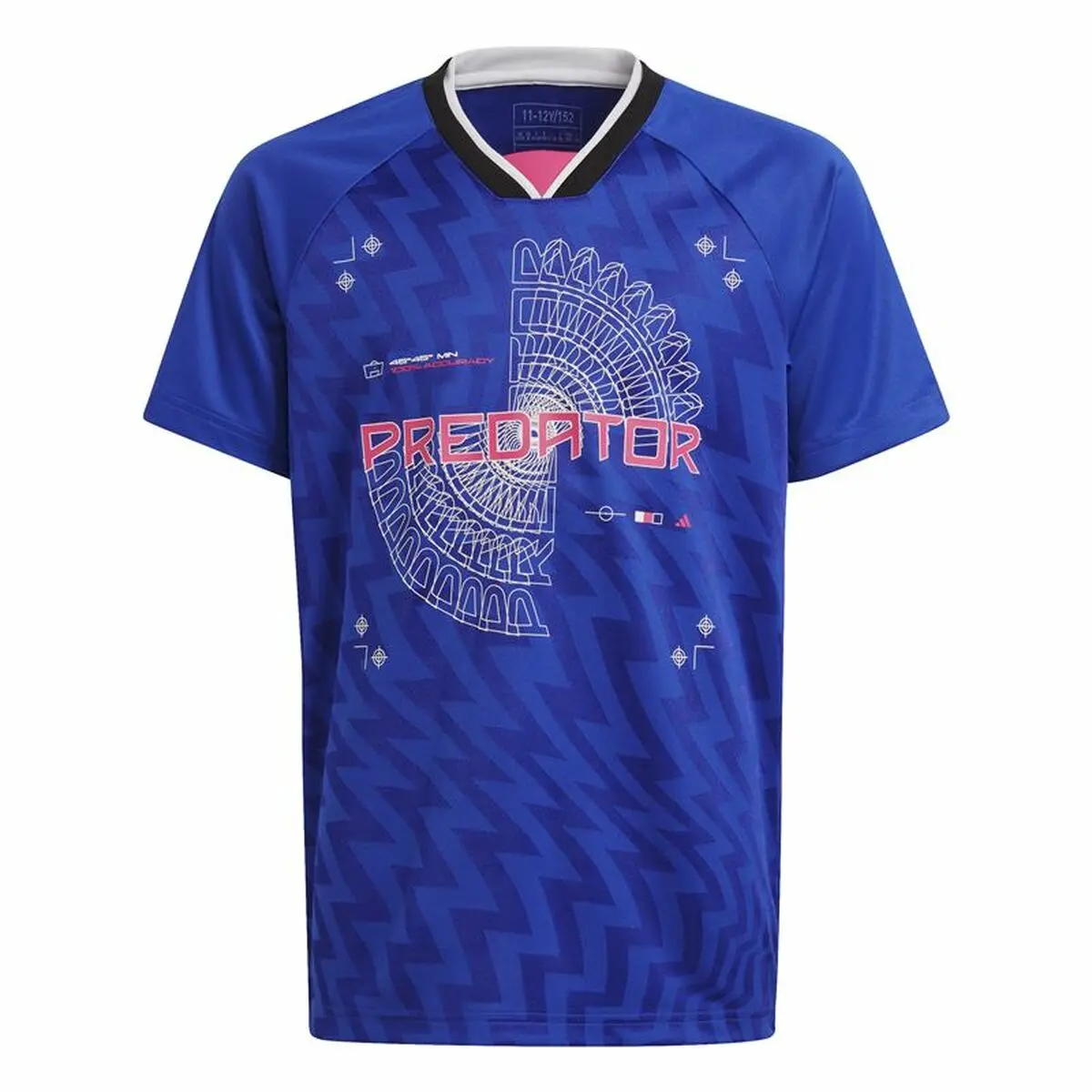 Maglia da Calcio a Maniche Corte per Bambini Adidas Predator Azzurro