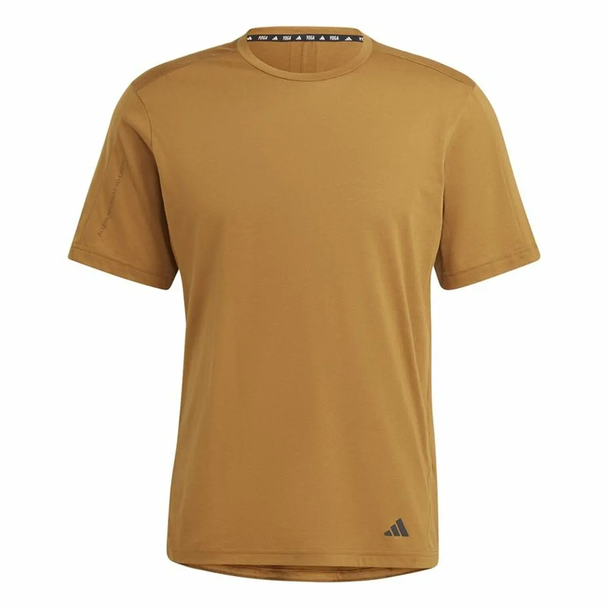 Maglia a Maniche Corte Uomo Adidas Yoga Base Marrone