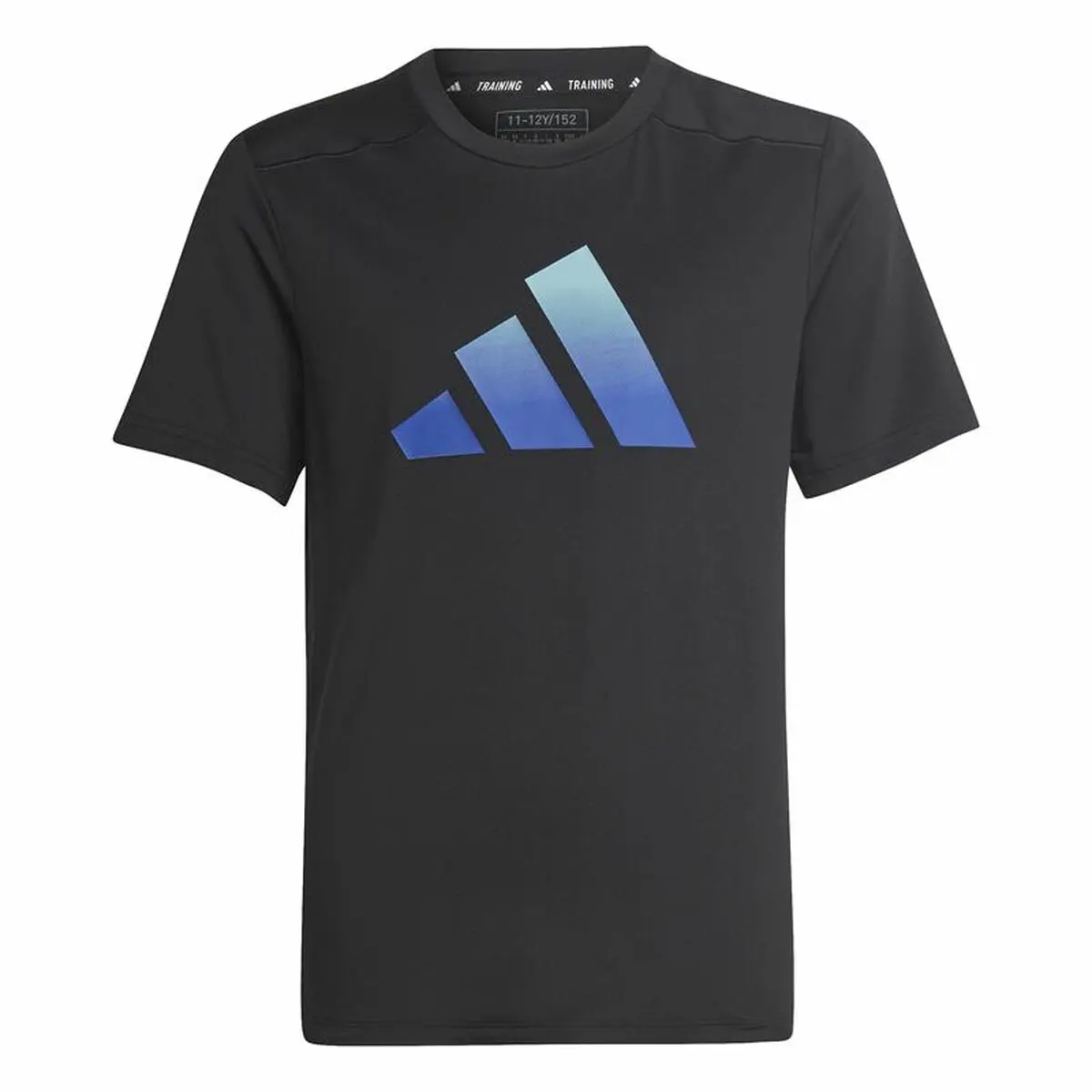 Maglia a Maniche Corte per Bambini Adidas Icons Nero