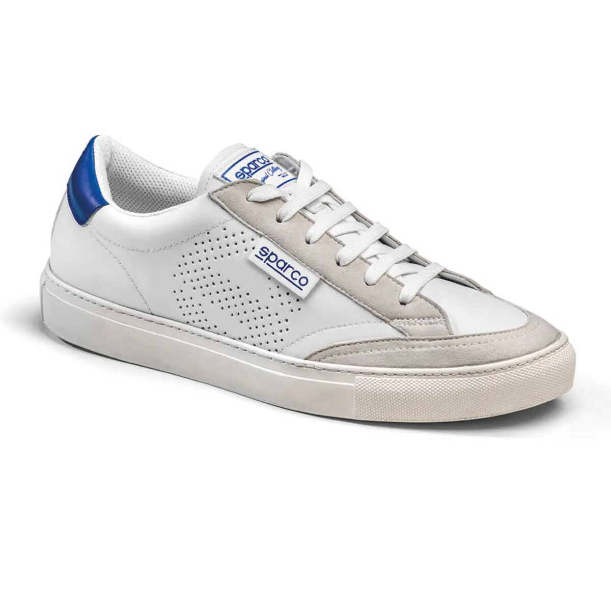 Scarpe da Tennis Casual Uomo Sparco S-Time Azzurro Bianco