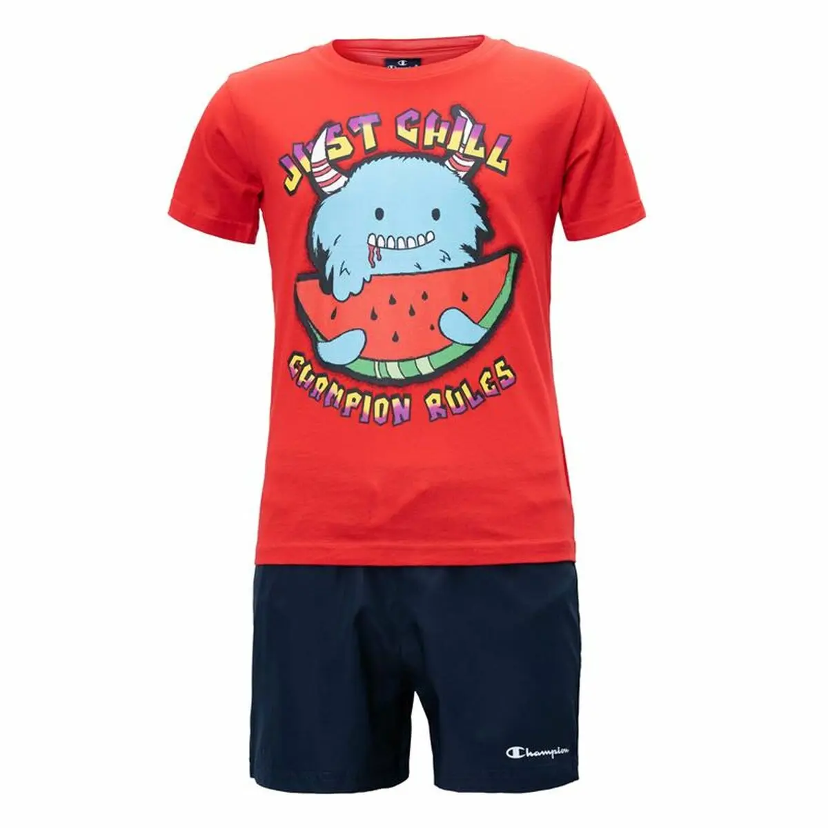 Completo Sportivo per Bambini Champion Essentials Rosso