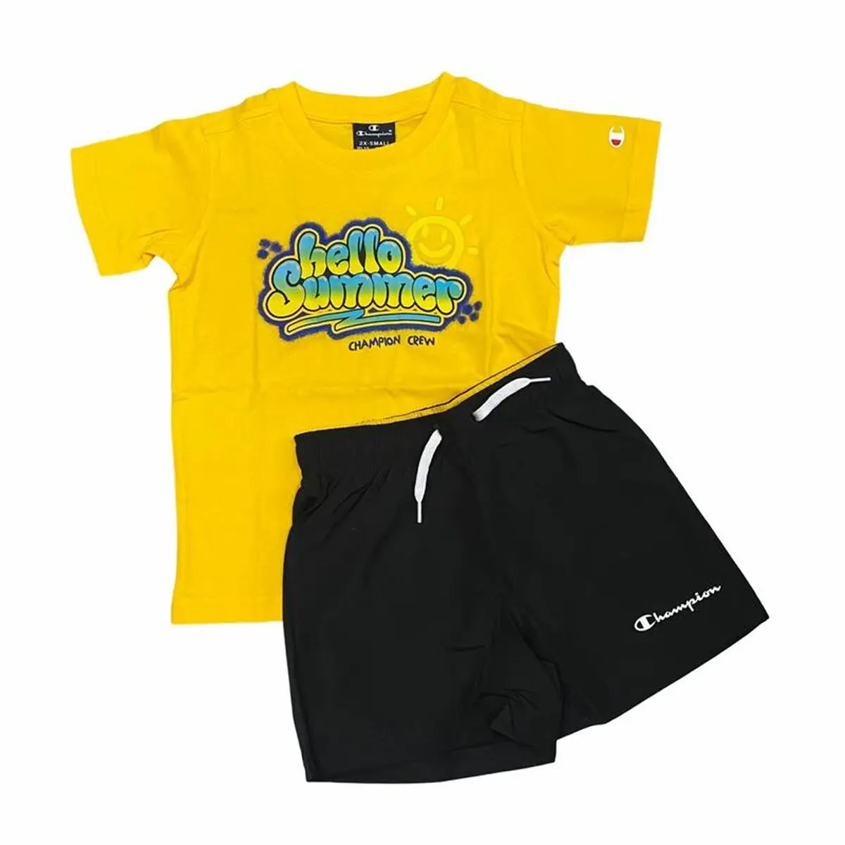 Completo Sportivo per Bambini Champion Essentials Giallo