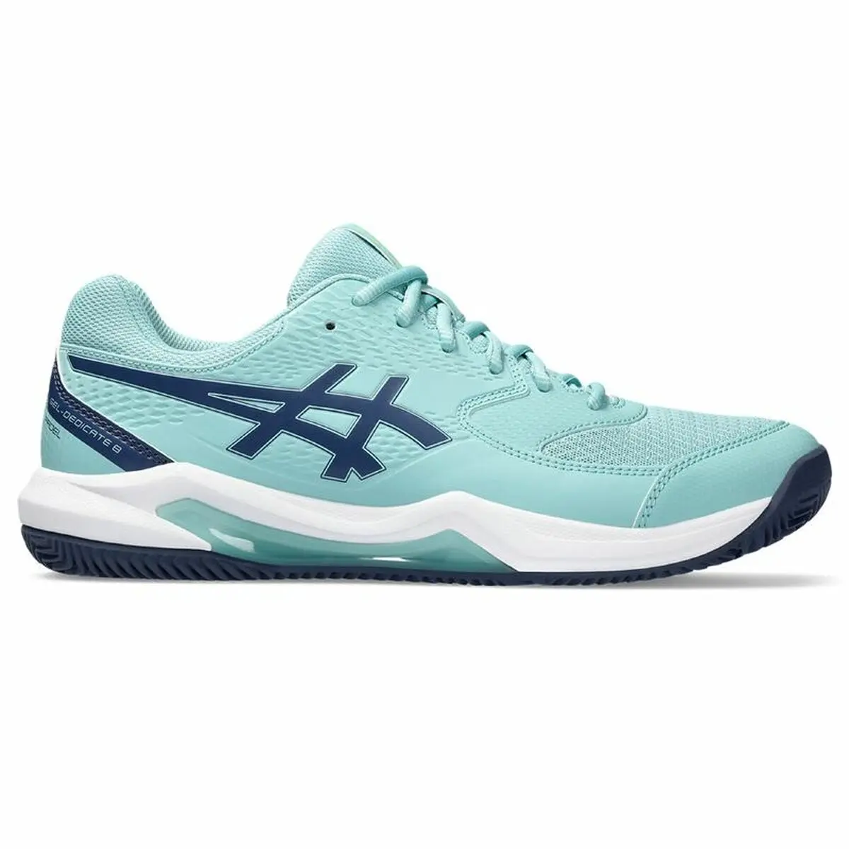 Scarpe da Padel per Adulti Asics Gel-Dedicate 8 Turchese Azzurro Chiaro