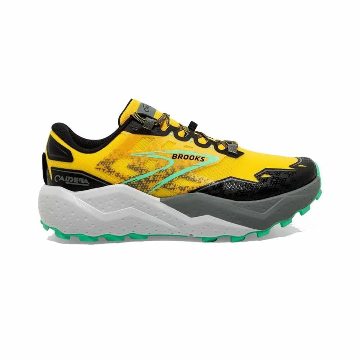 Scarpe da Running per Adulti Brooks Caldera 7 Giallo Nero