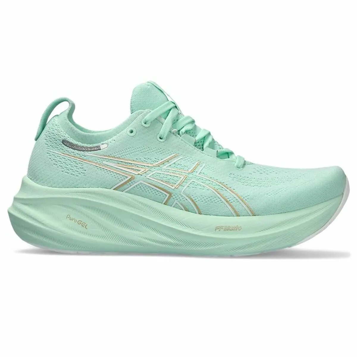 Scarpe Sportive da Donna Asics Gel-Nimbus 26 Acquamarina Menta