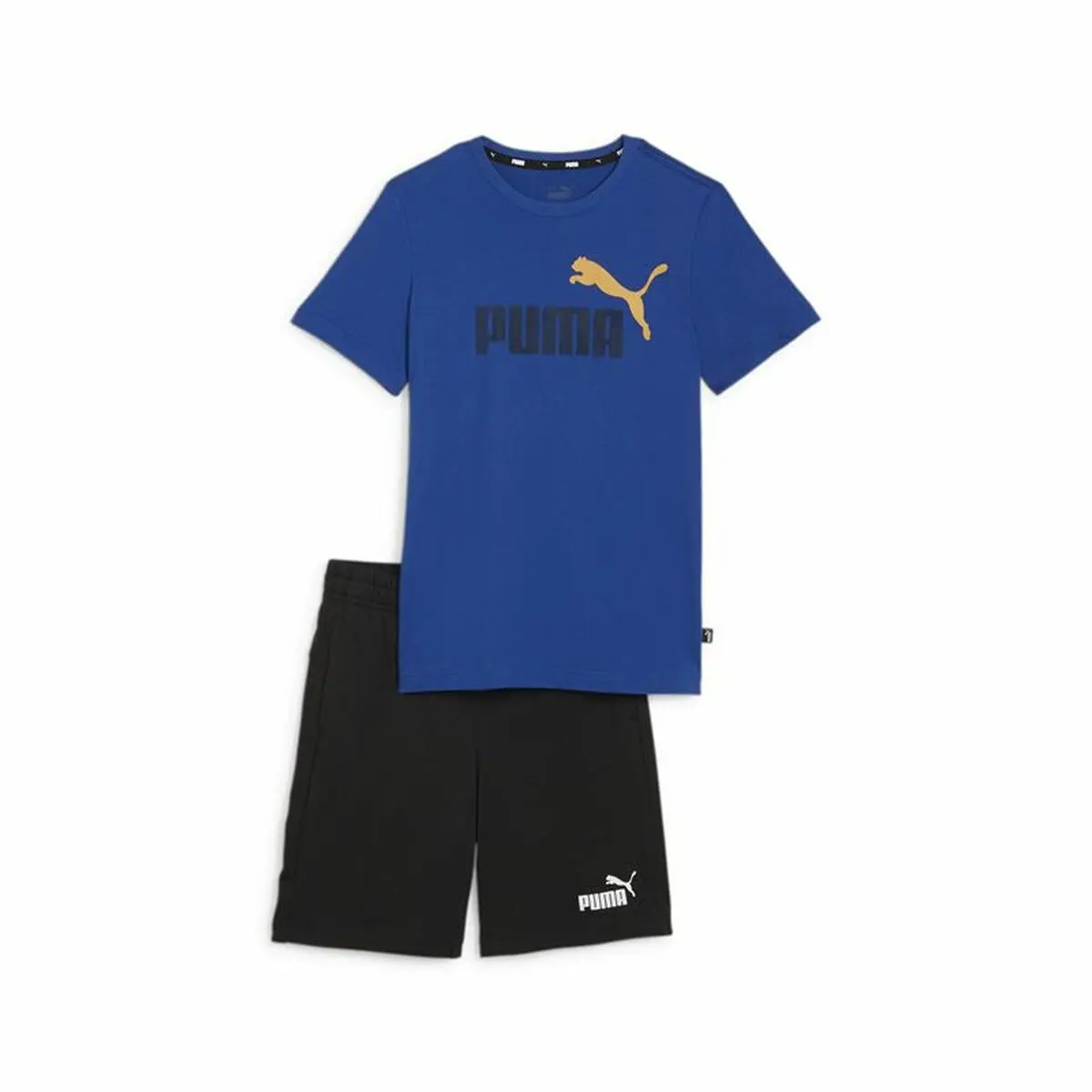 Completo Sportivo per Bambini Puma Essentials Azzurro