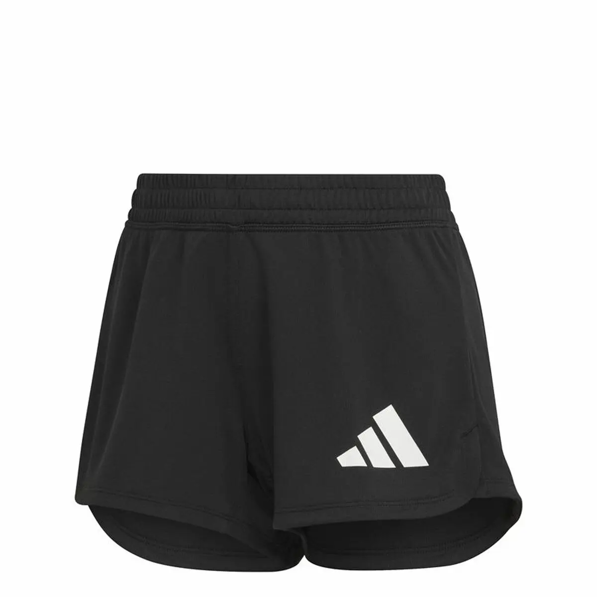 Pantaloncini Sportivi da Donna Adidas Pacer 3 Stripes Knit Nero