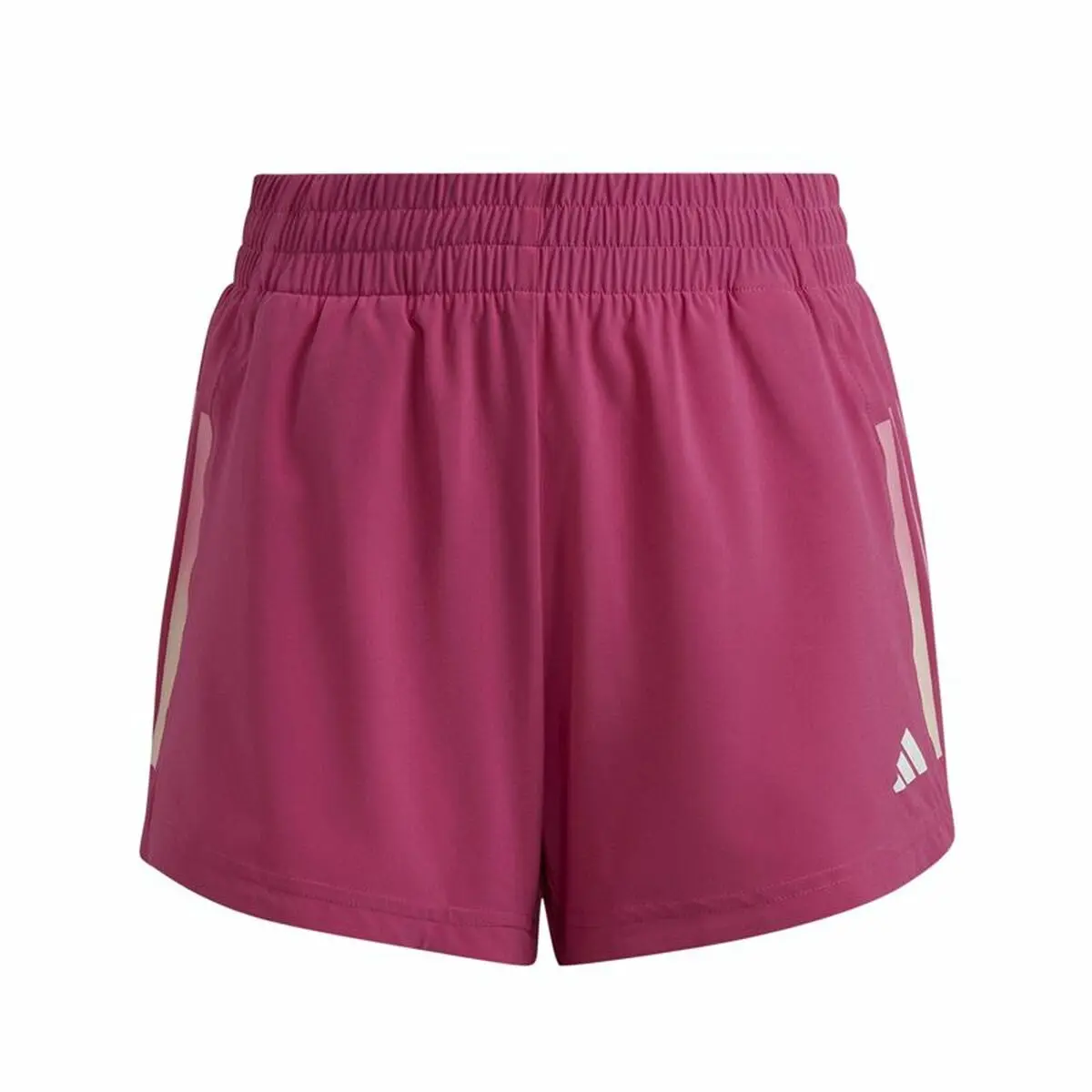 Pantaloncini Sportivi per Bambini Adidas 3 Stripes Rosa scuro