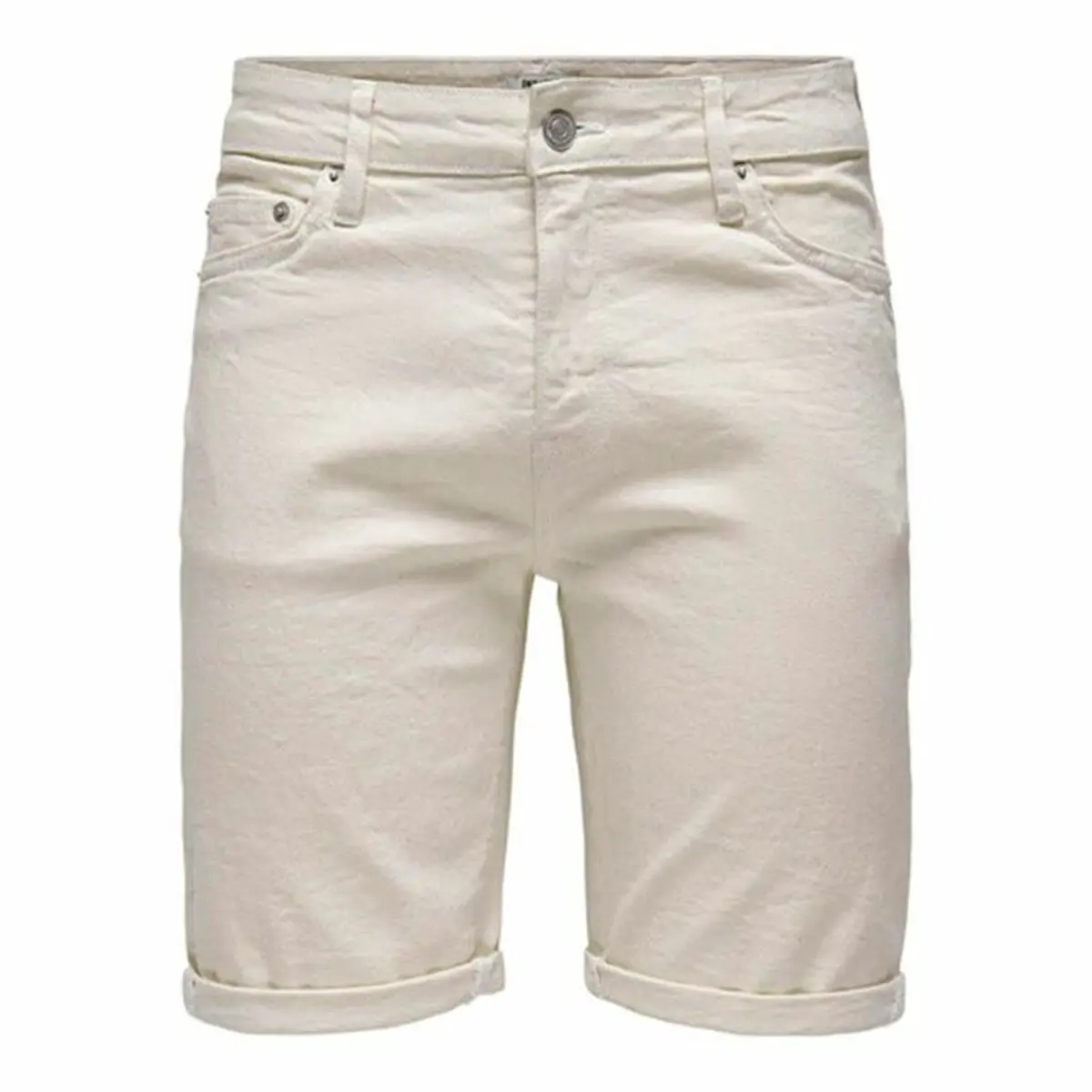 Shorts da Uomo Only & Sons Onsply 9296 Ecru Beige