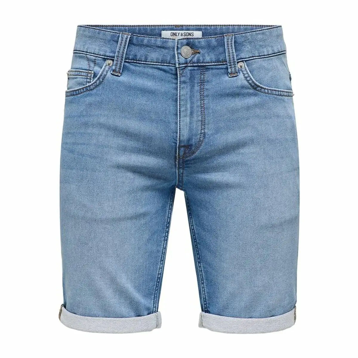 Shorts di Jeans per Uomo Only & Sons Onsply 8584 Blue Denim Azzurro