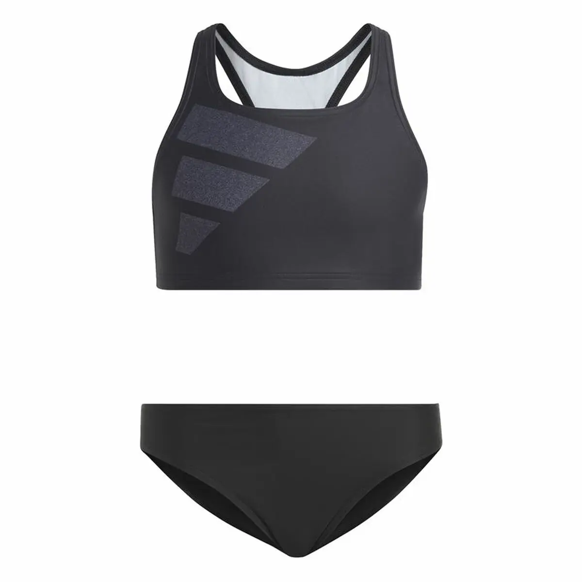 Bikini Per Bambine Adidas Big Bars Nero