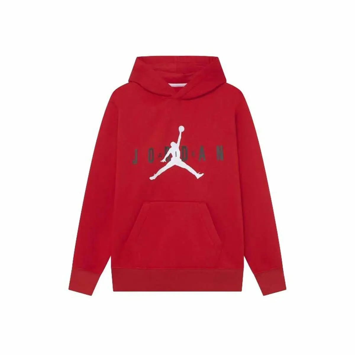 Felpa con Cappuccio Bambino Jordan Jumpman Bianco Rosso