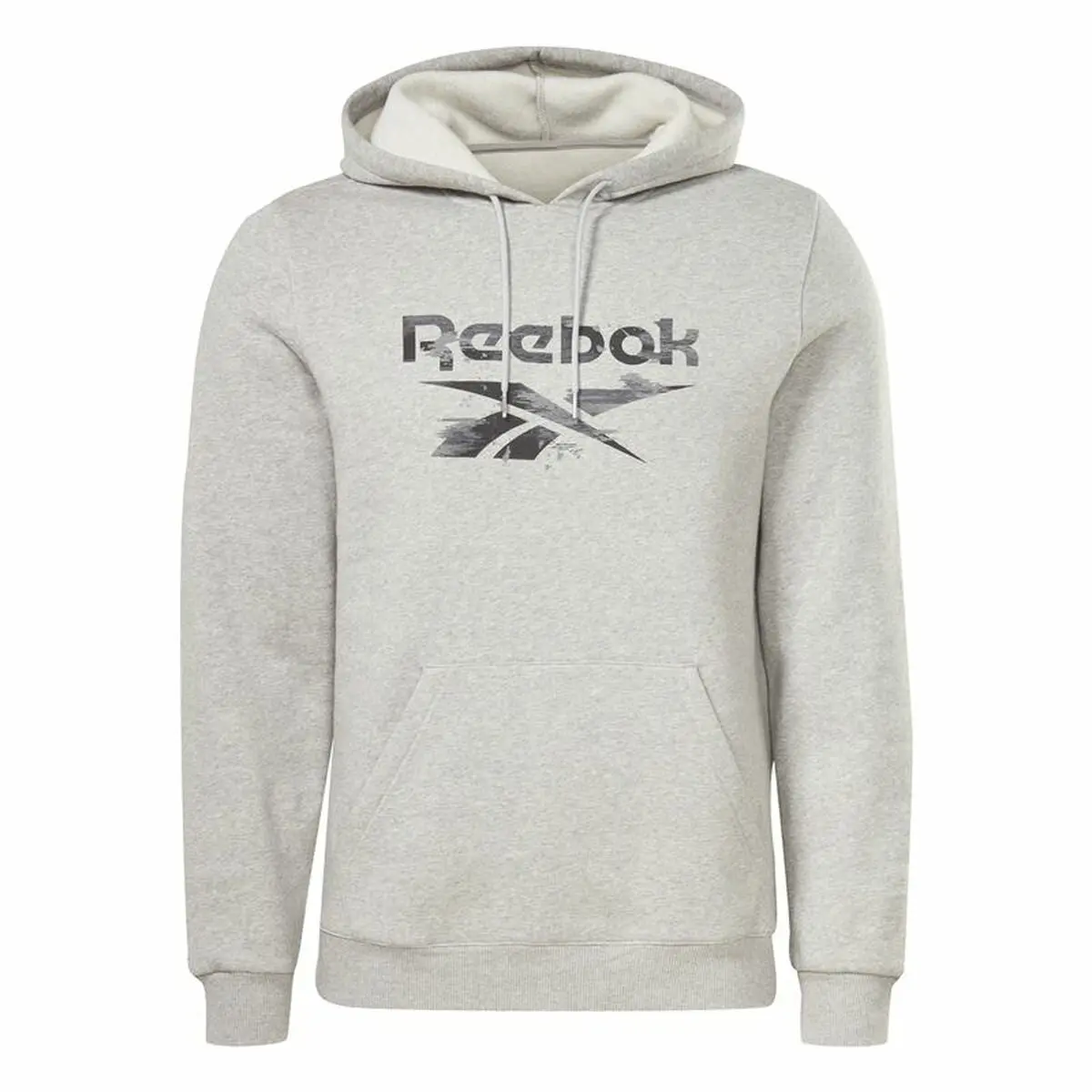 Felpa con Cappuccio Uomo Reebok RI Modern Camo OTH Bianco Grigio