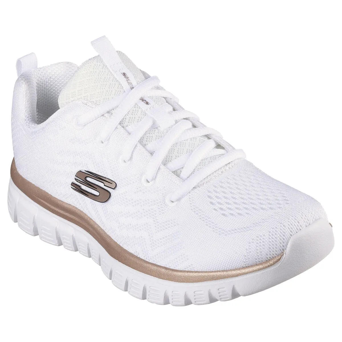 Scarpe da Donna per Camminare Skechers  GRACEFUL GET CONNECTED 12615 WTRG  Bianco