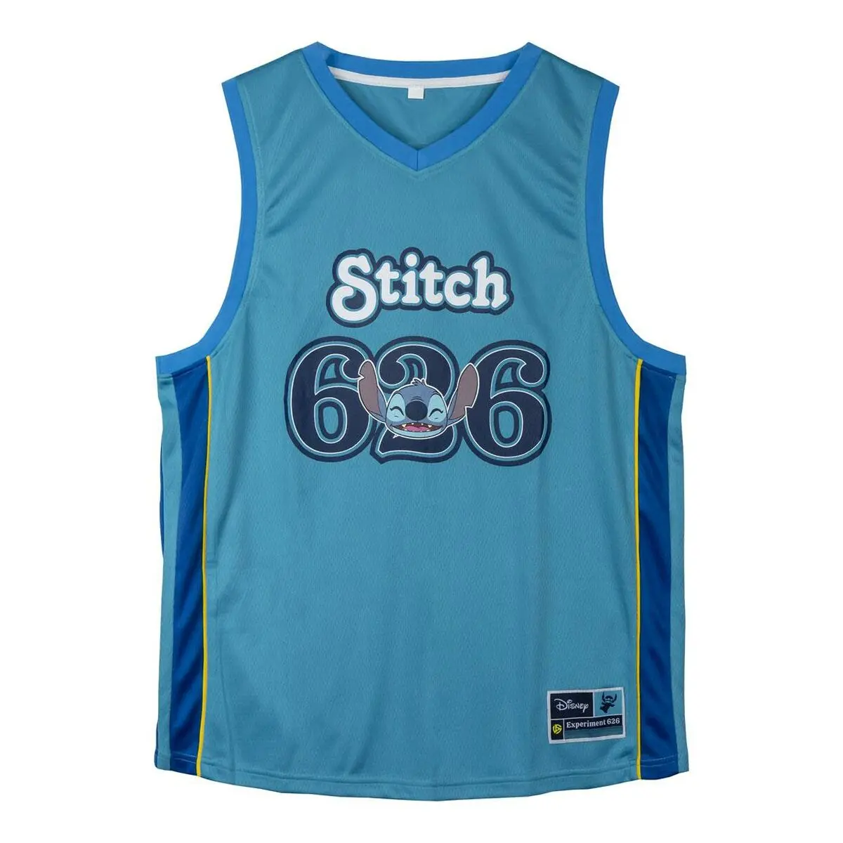 Maglia da basket Stitch Azzurro Unisex