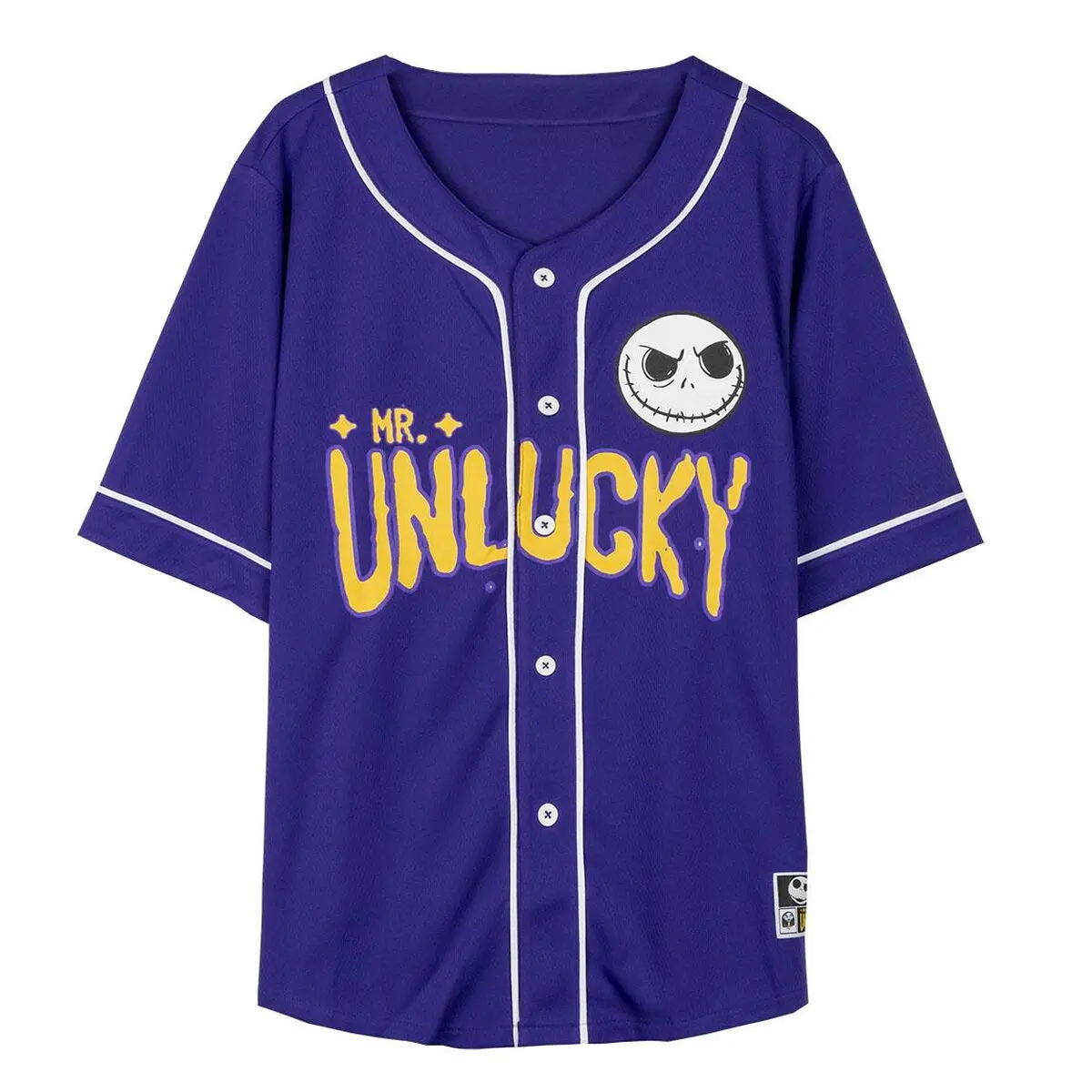 Maglia Sportiva a Maniche Corte The Nightmare Before Christmas Baseball Unisex