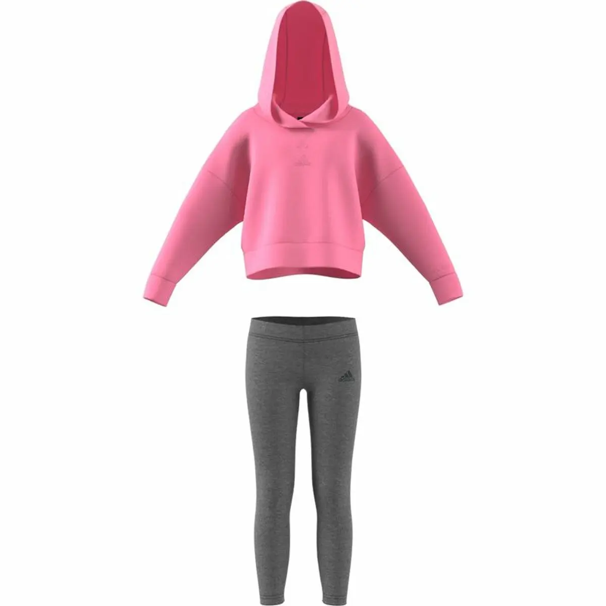 Completo Sportivo per Bambini Adidas Fleece Rosa chiaro