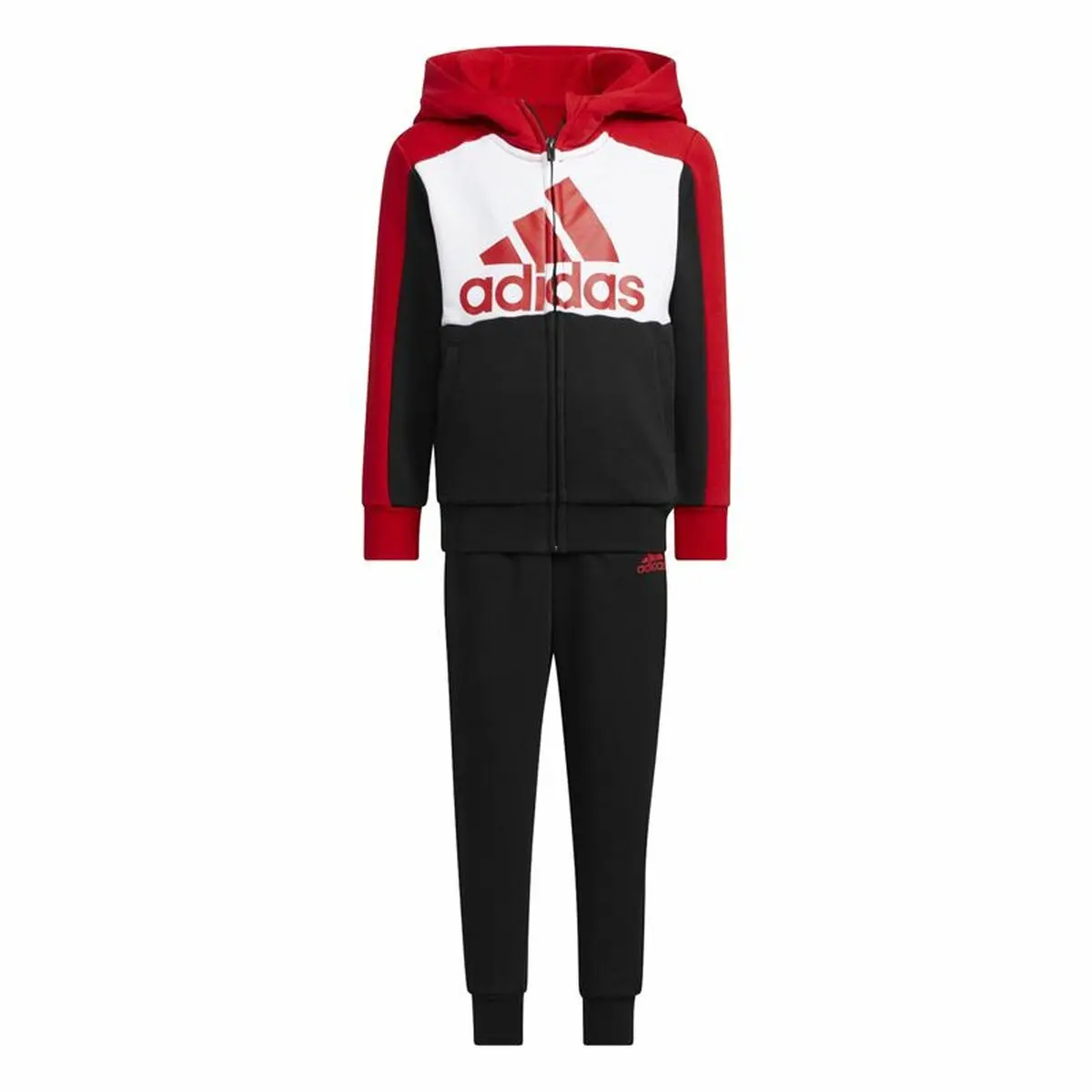 Tuta da Bambini Adidas Badge Of Sport Logo Nero