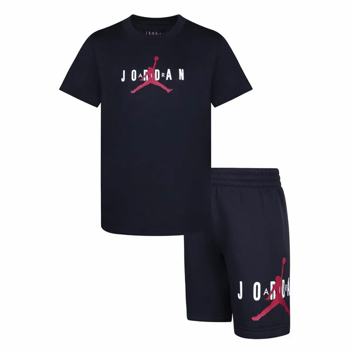 Completo Sportivo per Bambini Jordan Nero